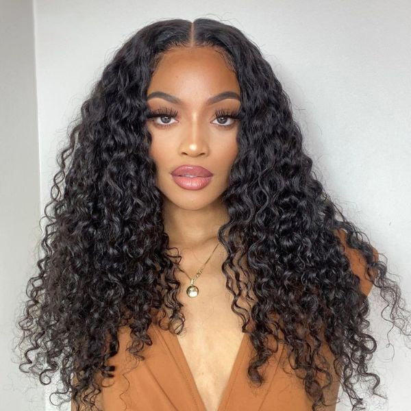 Wet And Wavy | Glueless 13x4 Frontal HD Lace Side Part Long Wig | Large & Small Cap Size - US Only