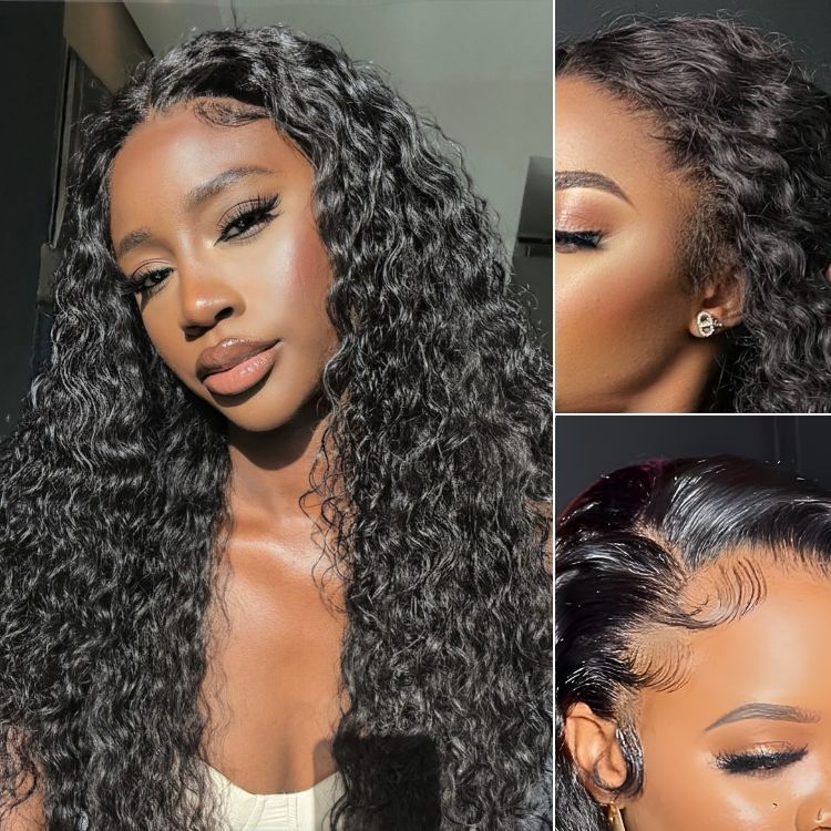 Weekly Special | PreMax Wigs | Ear-to-Ear Super Natural Hairline Deep Wave Glueless 5x5 Upgraded Lace Front Long Curly Wig