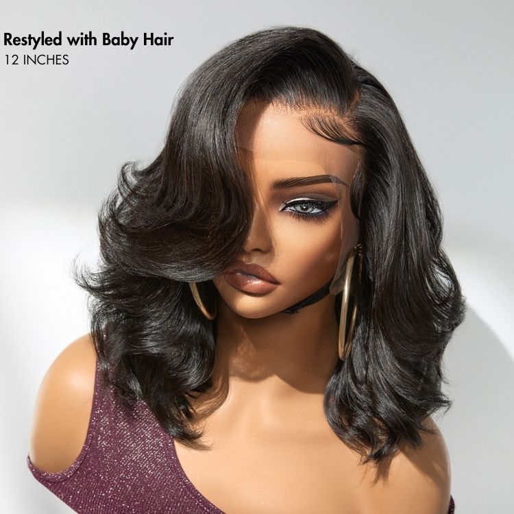 Crazy Wednesday | PreMax Wigs - Honey Blonde Highlight / Natural Black Bouncy Body Wave Glueless 13x4 Frontal Lace Human Hair Wig