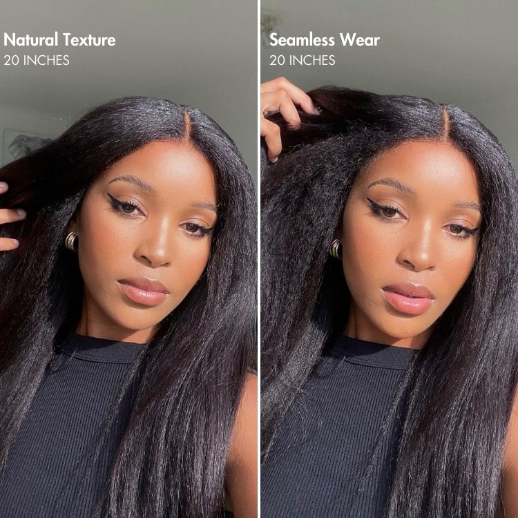 New Customers Only | Body Wave / Straight / Kinky / Deep Wave Human Hair U Part Wig
