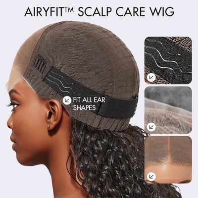 Crazy Wednesday | AiryFit™ Scalp Care Wigs - Silky Straight Middle Part Glueless 5x5 Closure Lace Long Wig Pre-Cut Lace
