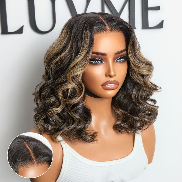 Luvme All-Day Comfort™ Wig Blonde Highlight Loose Wave Glueless Minimalist HD Lace T Part Wig Pre-Cut Lace