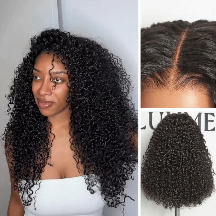 Luvme All-Day Comfort™ Wig Voluminous & Bouncy Messy Burmese Curly Glueless 7x6 Closure HD Lace Human Hair Wig Pre-Cut Lace