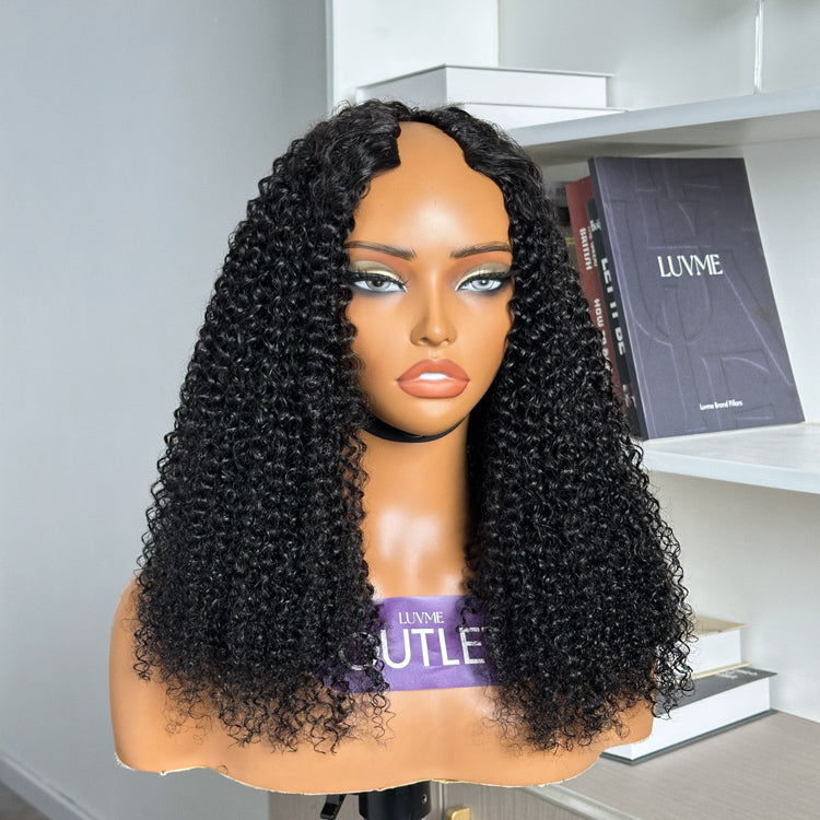 Special Deal | Kinky Curly Glueless V Part Flexi-Fit Drawstring Wig